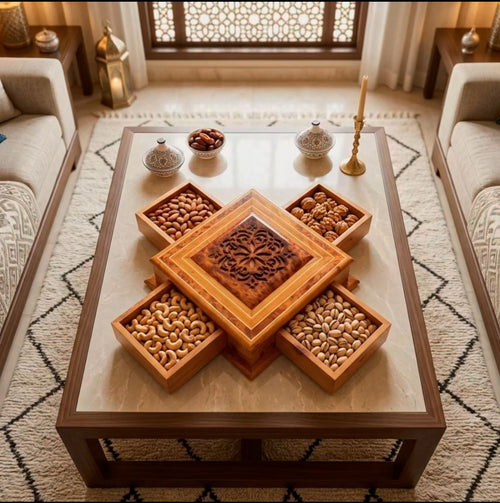 Coffret Luxe de Présentation des Fruits Secs